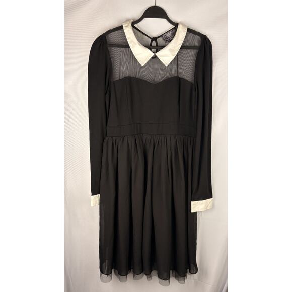 American Horror Story Maid Dress Size 3X Black Goth Wednesday Halloween Cosplay - Picture 1 of 5